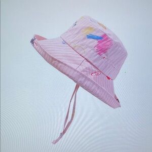 Pink Patterned Women's Bucket Hat